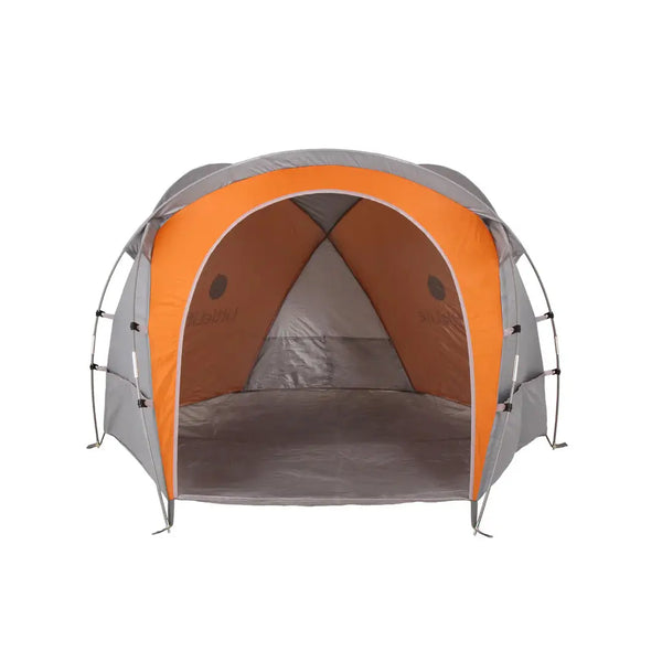 Littlelife compact beach shelter showing the front doorway