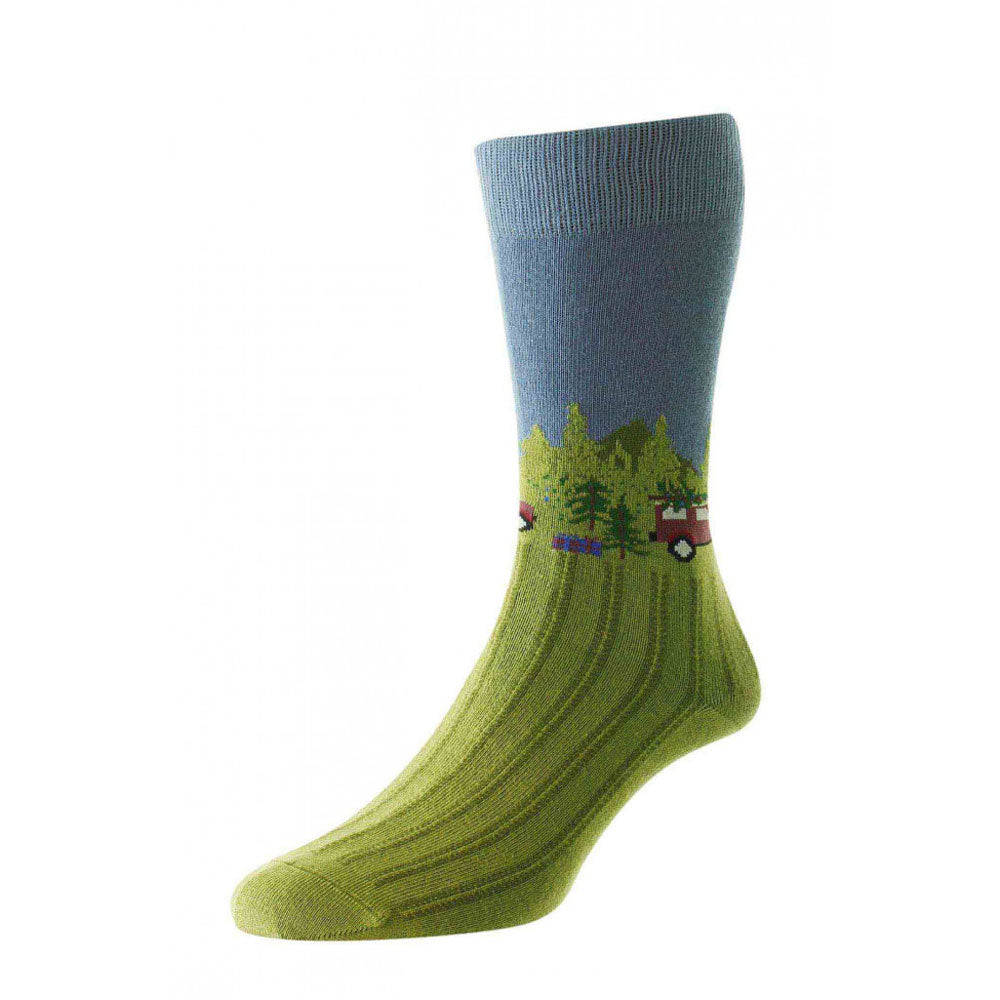 HJ Hall Herrensocken mit hohem Baumwollanteil