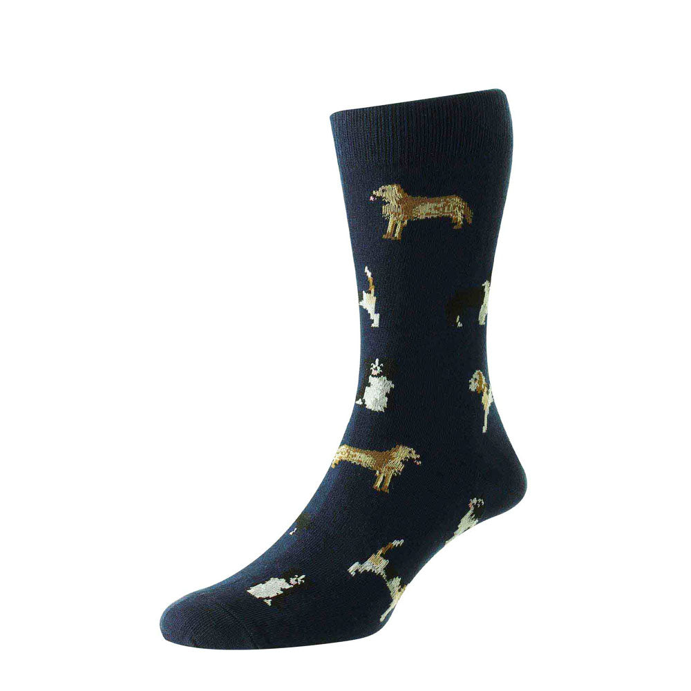 HJ Hall Herrensocken mit hohem Baumwollanteil