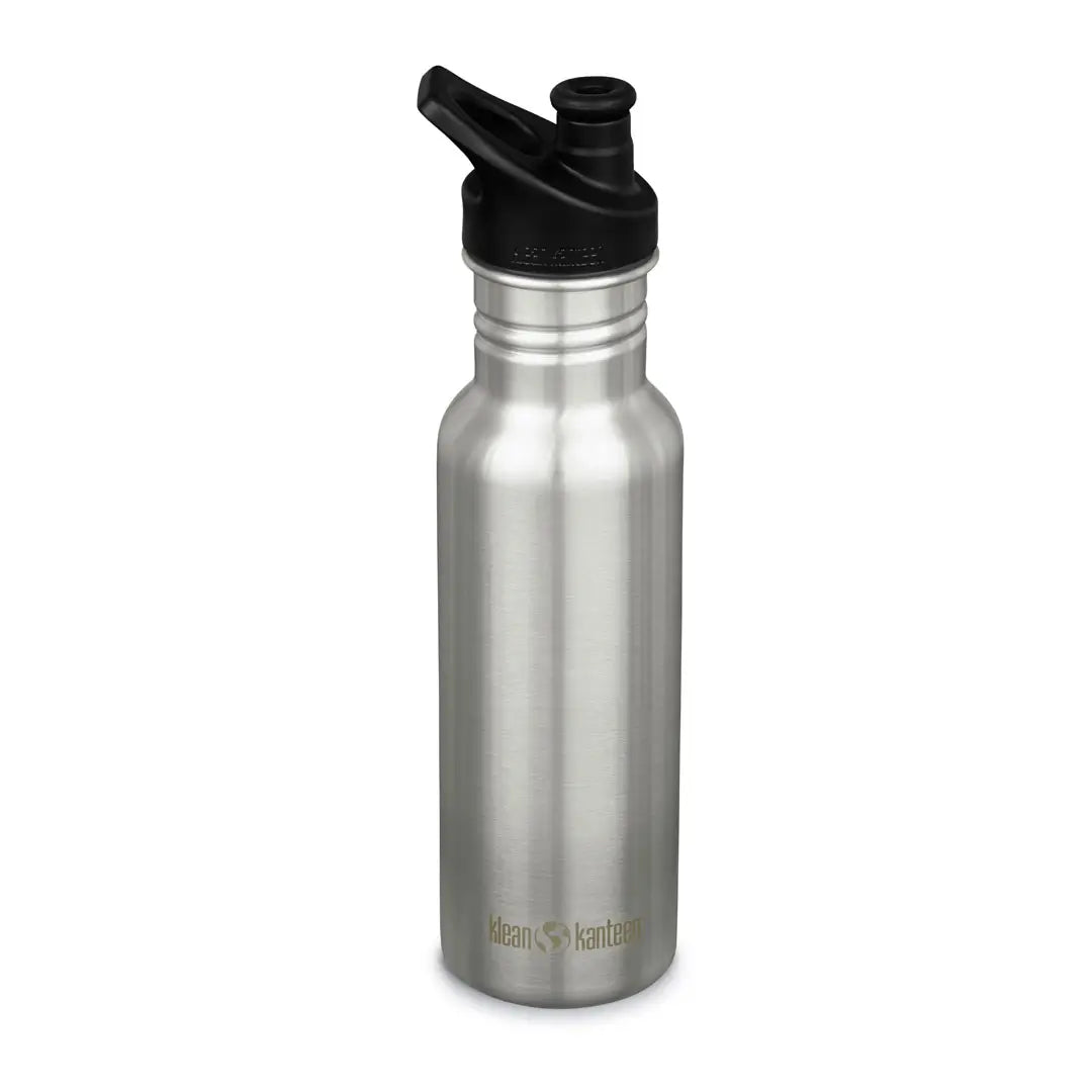 Klean Kanteen Classic Sports Cap Stainless Steel Water Bottles 532ml