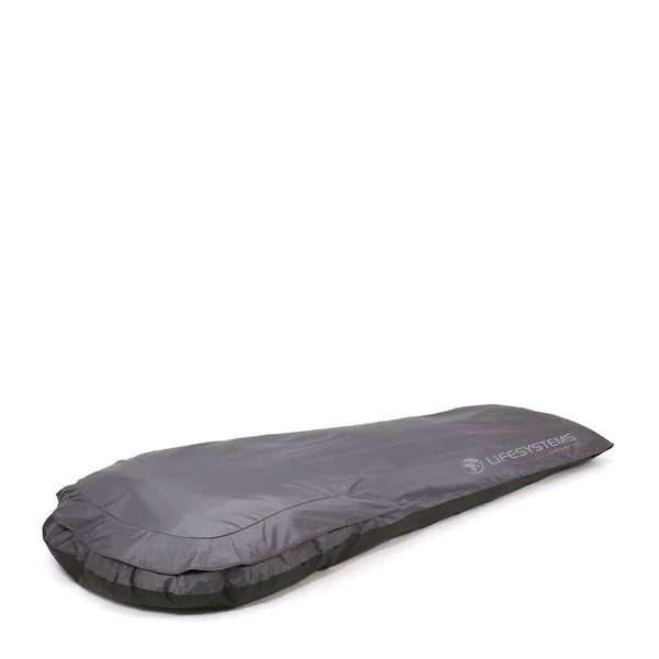 Lifesystems Venture Lite bivi bag laid out flat and photographed on a white background