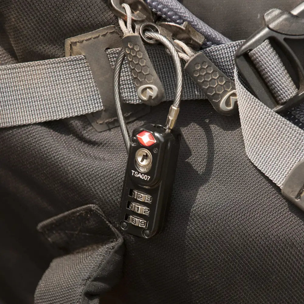 Lifeventure TSA 3 Dial Combination Zip Padlock