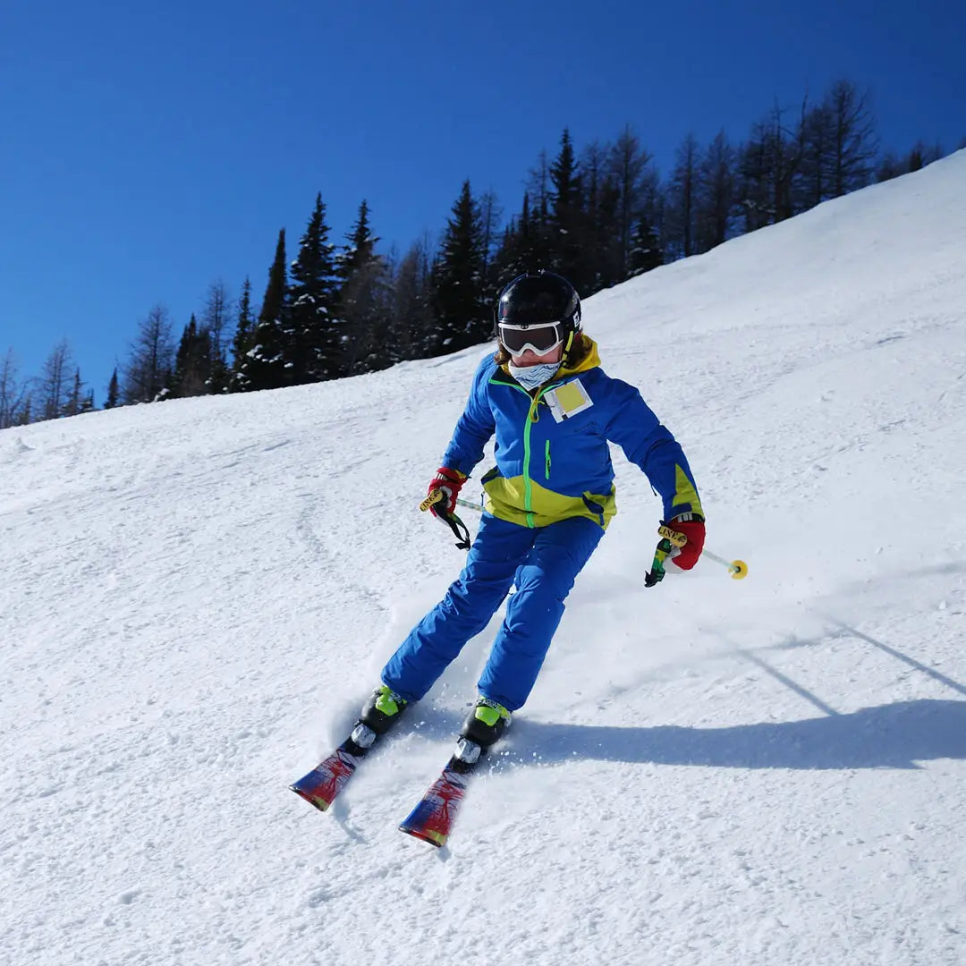 Chaussettes de ski thermiques à motifs Manbi Dotty Purple