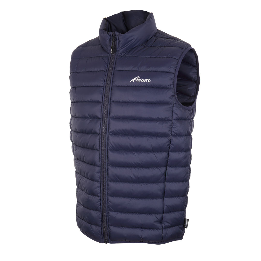 Gilet isolant léger en matière synthétique pour homme