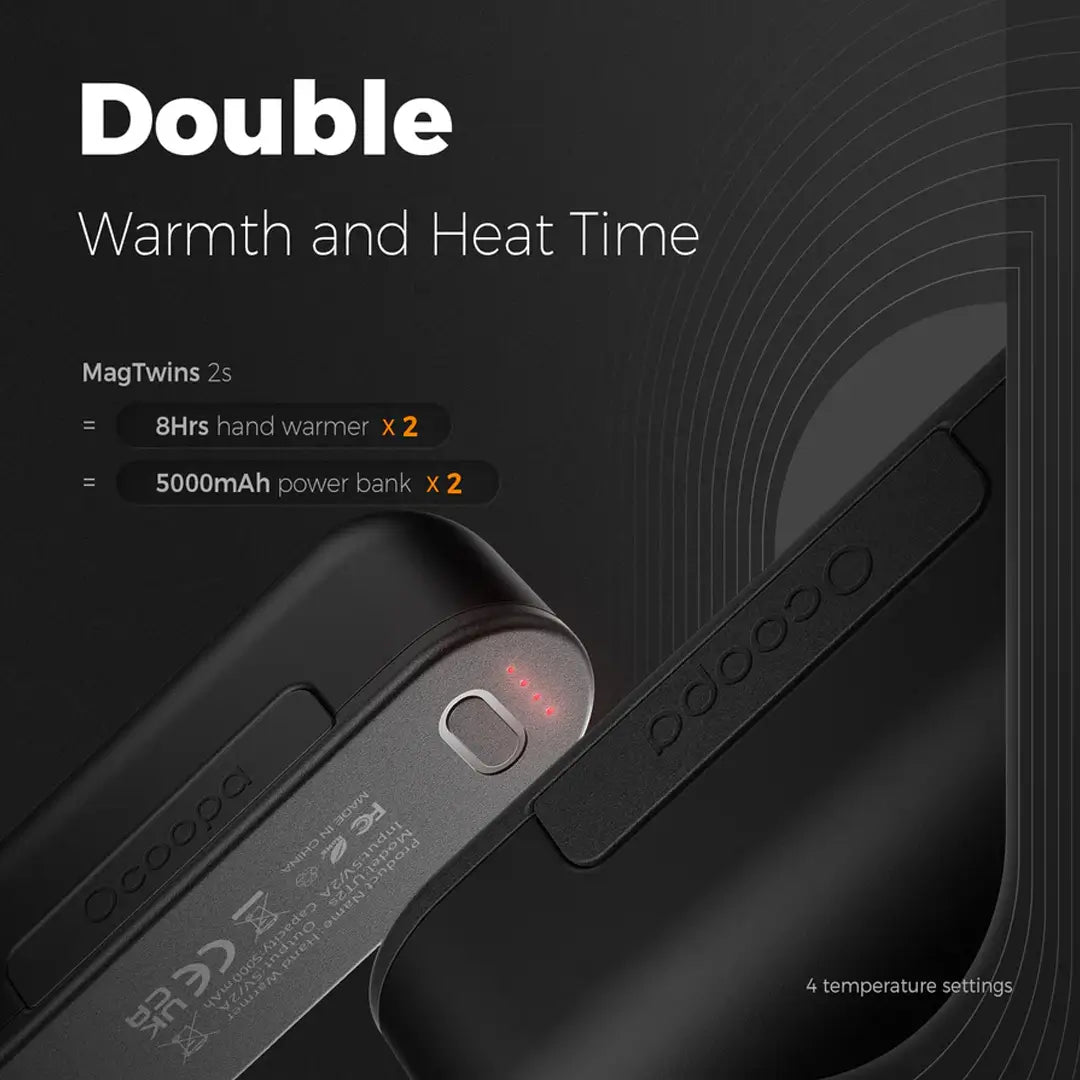 Chauffe-mains rechargeable Ocoopa UT2s Powerbank