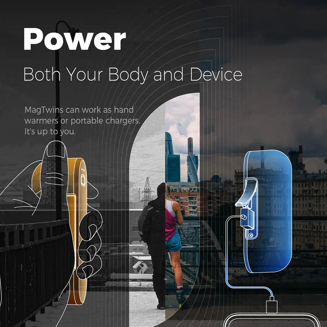 Chauffe-mains rechargeable Ocoopa UT2s Powerbank