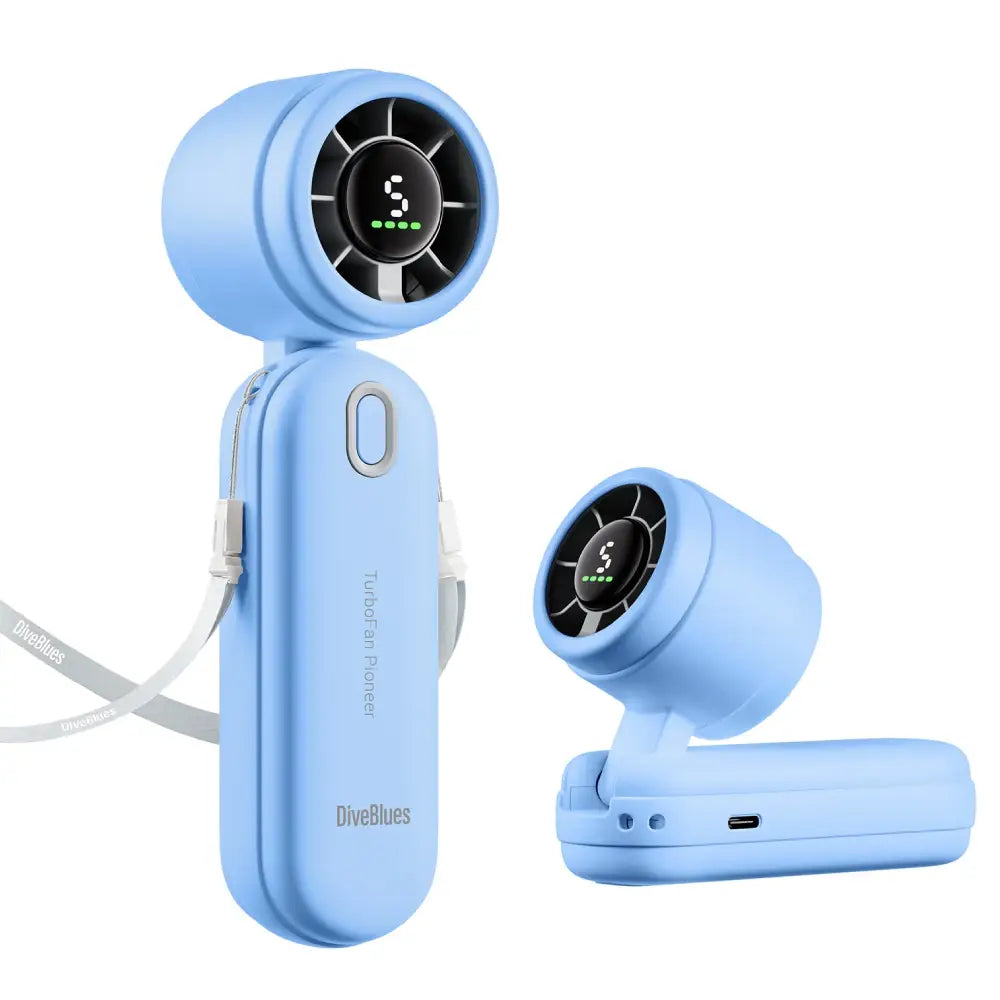 Diveblues Portable Turbo Handheld Fan