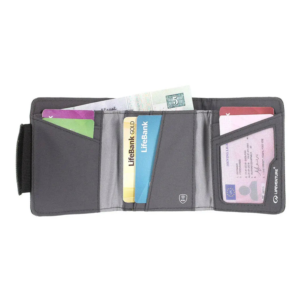 Dreifach faltbare RFID-Geldbörse von Lifeventure