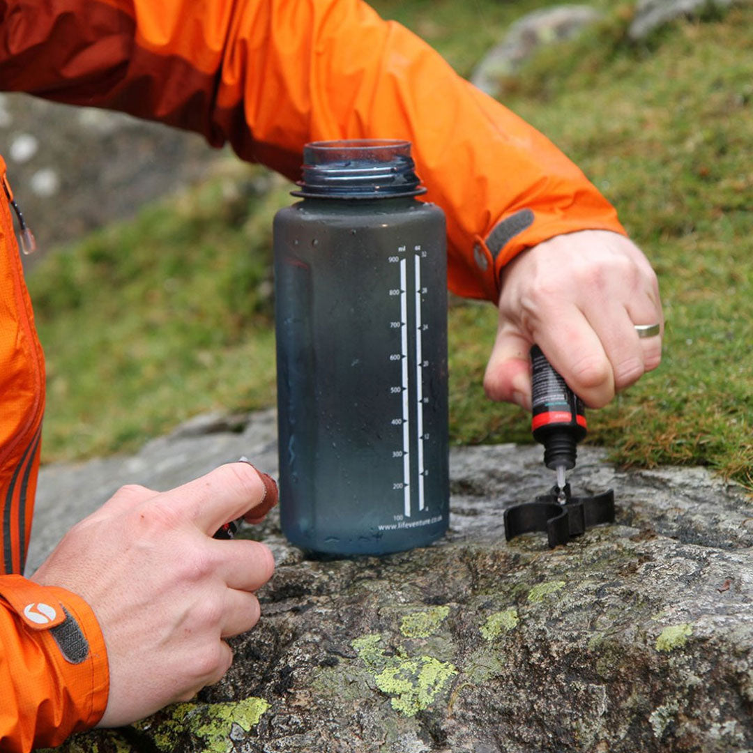 Gouttes de purification d'eau au dioxyde de chlore Lifesystems