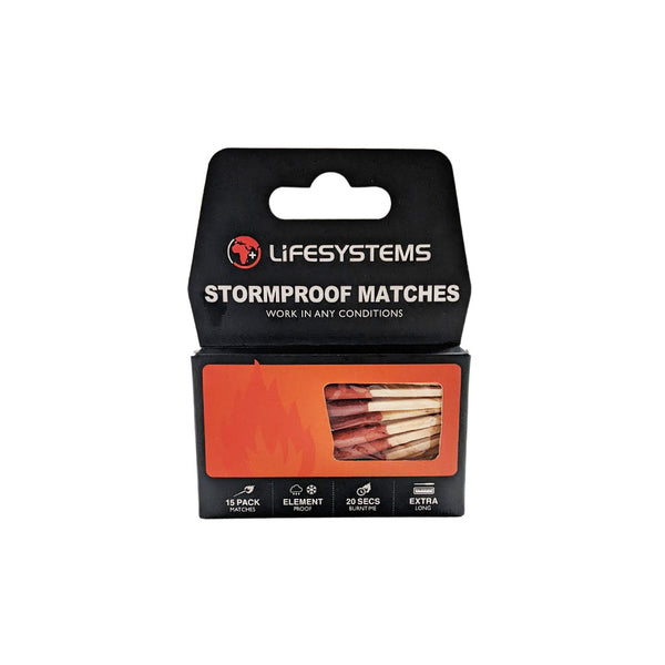 Lifesystems stormproof matches refill pack packaging