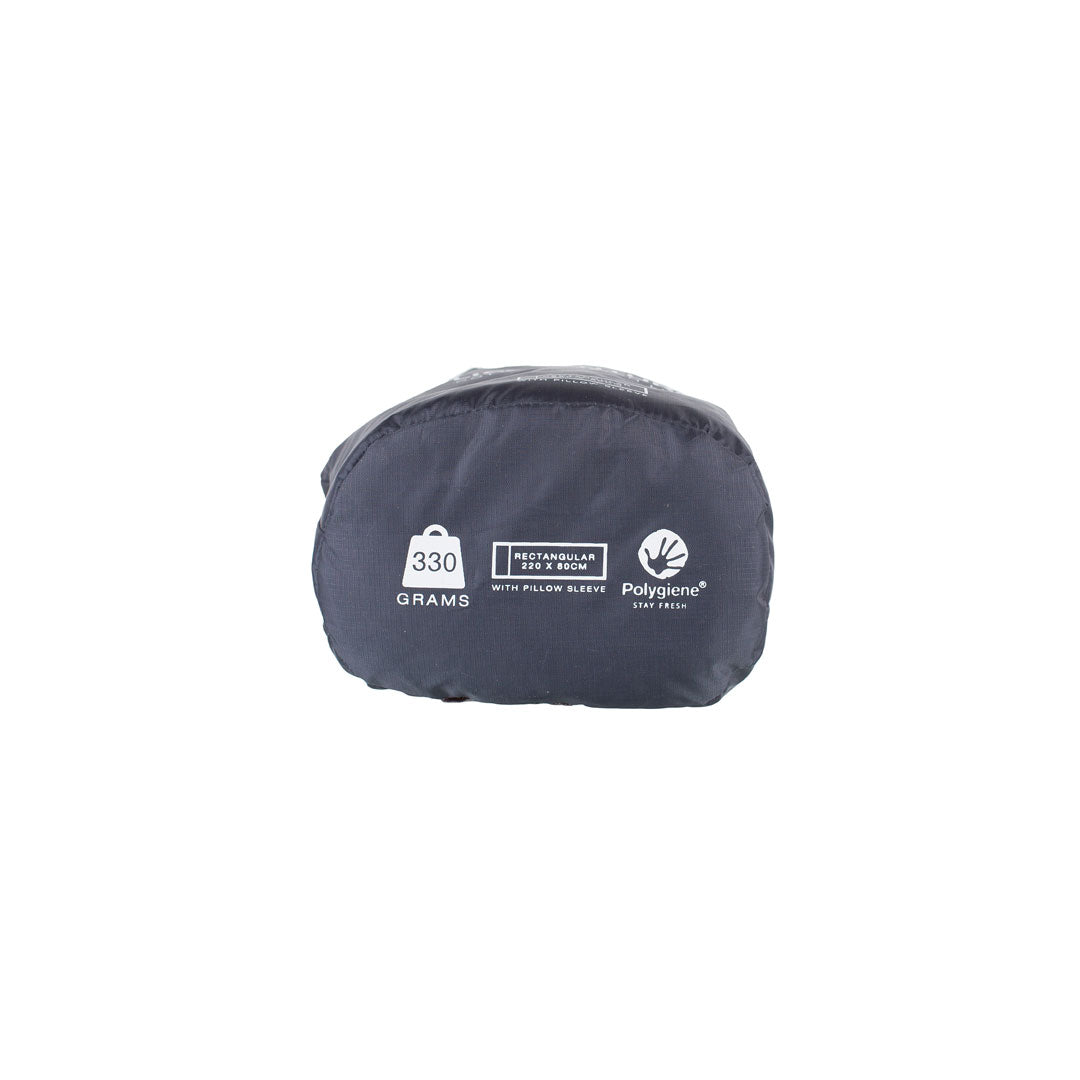 Doublure de sac de couchage rectangulaire en coton extensible Lifeventure