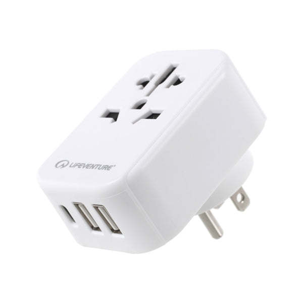 Adaptateur de voyage USB Lifeventure World vers USA