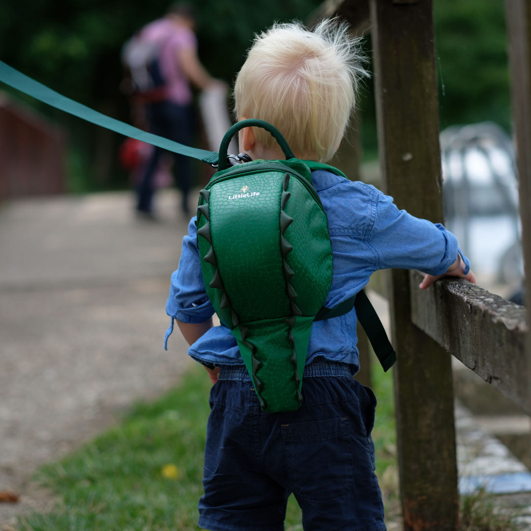 Littlelife Crocodile Kleinkinder-Rucksack mit Sicherheitszügel