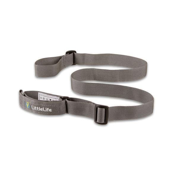 Littlelife toddler safety wrist link showing both hand loops and the adjustable buckle