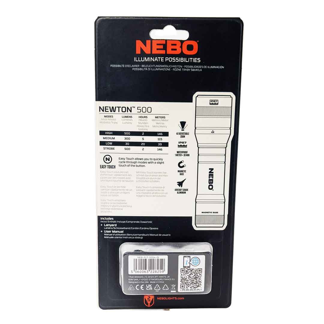 Lampe torche LED étanche Nebo Newton 500 lumens