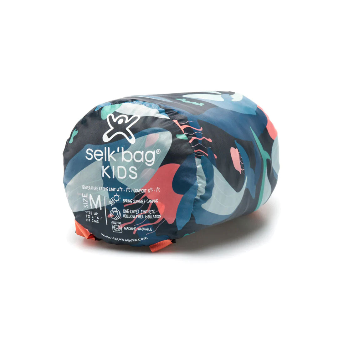 Combinaison de couchage pour enfants Selk'bag en mer profonde recyclée