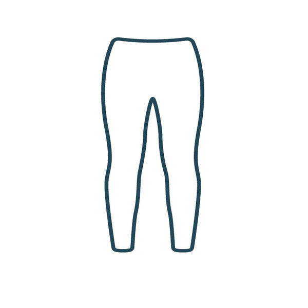 Sub Zero adult thermal base layer leggings outline drawing for the Ukrainian appeal donations