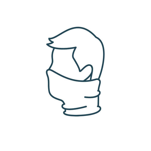 Sub Zero thermal neck warmer outline drawing for the Ukrainian appeal donations