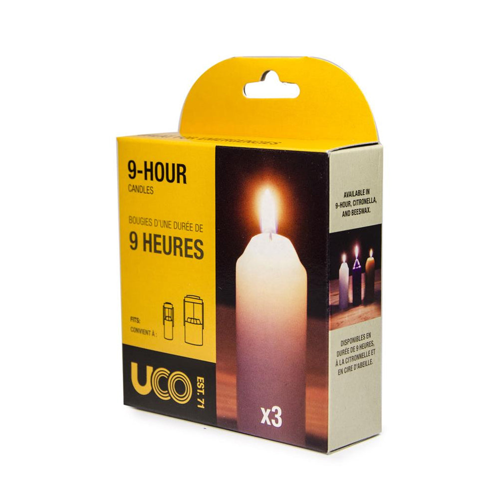 Bougies lanternes UCO 9 heures
