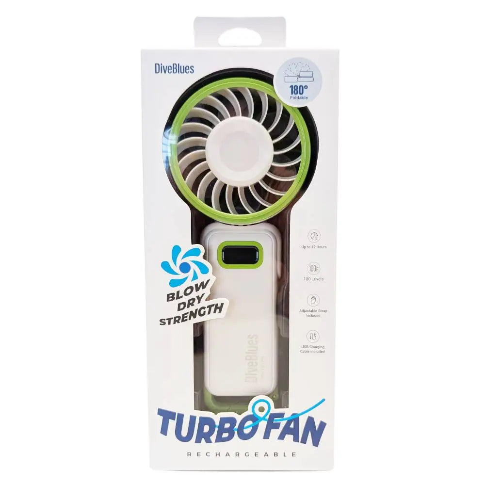 Diveblues Portable High Speed Turbo Handheld Fan