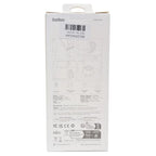 Diveblues Portable High Speed Turbo Handheld Fan in its original white retail packaging shown from the reverse, on a white background