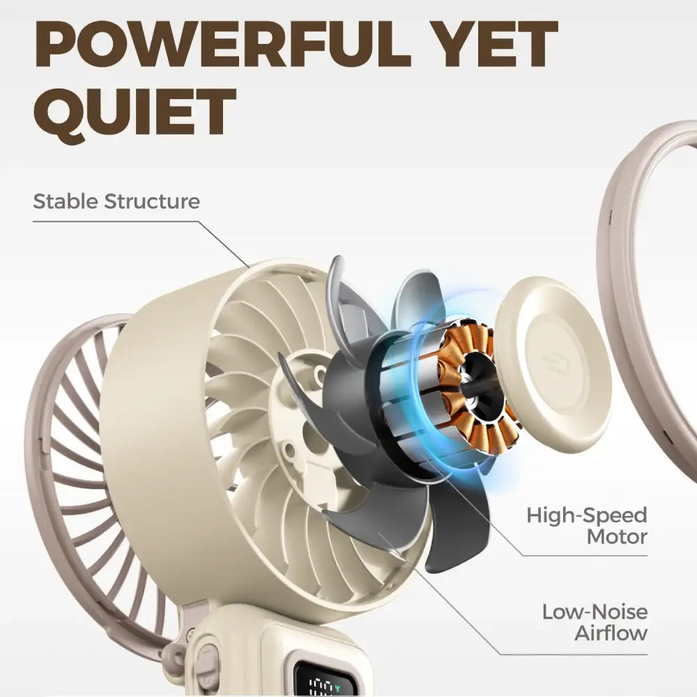 Diveblues Portable High Speed Turbo Handheld Fan