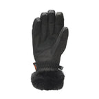 Palm detail on an Extremities Chamonix womens waterproof glove in black