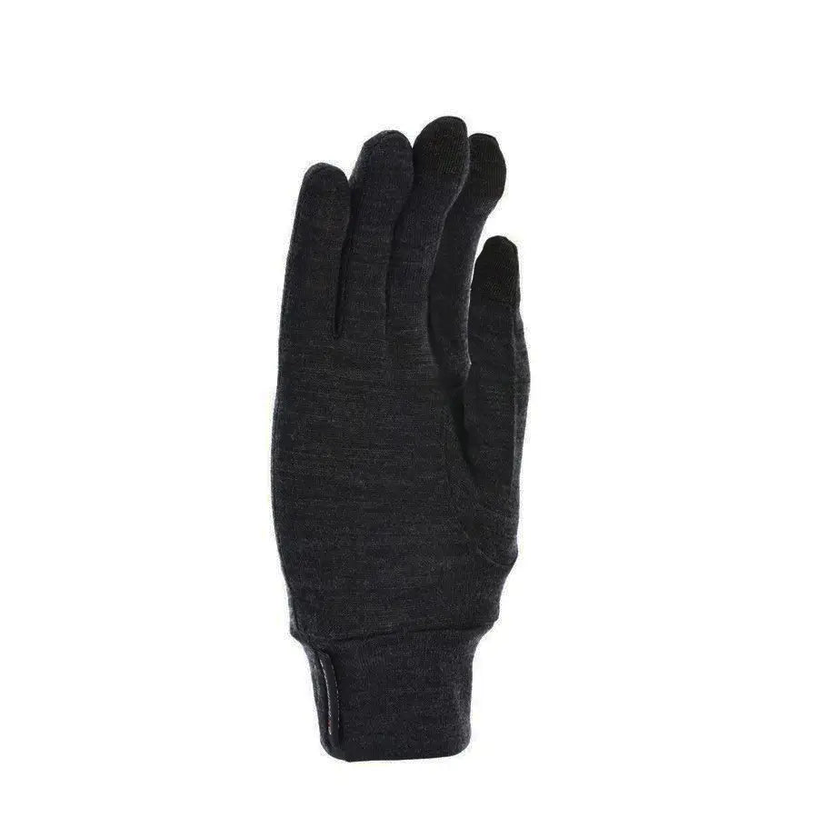 Palm photograph of an extremities Merino Touchscreen Liner Glove in black