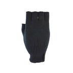 Extremities Thinny Fingerless Gloves back detail photographed on a white background