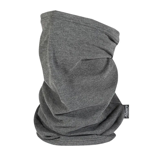 Sub Zero Factor 1 Eco thermal neck warmer in grey colour on a white background