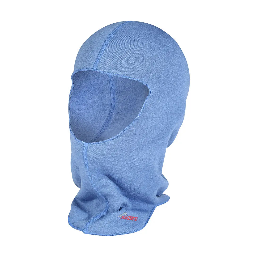 Sub Zero Factor 2 thermal mid layer balaclava in cobalt blue studio photographed from the front on a white background