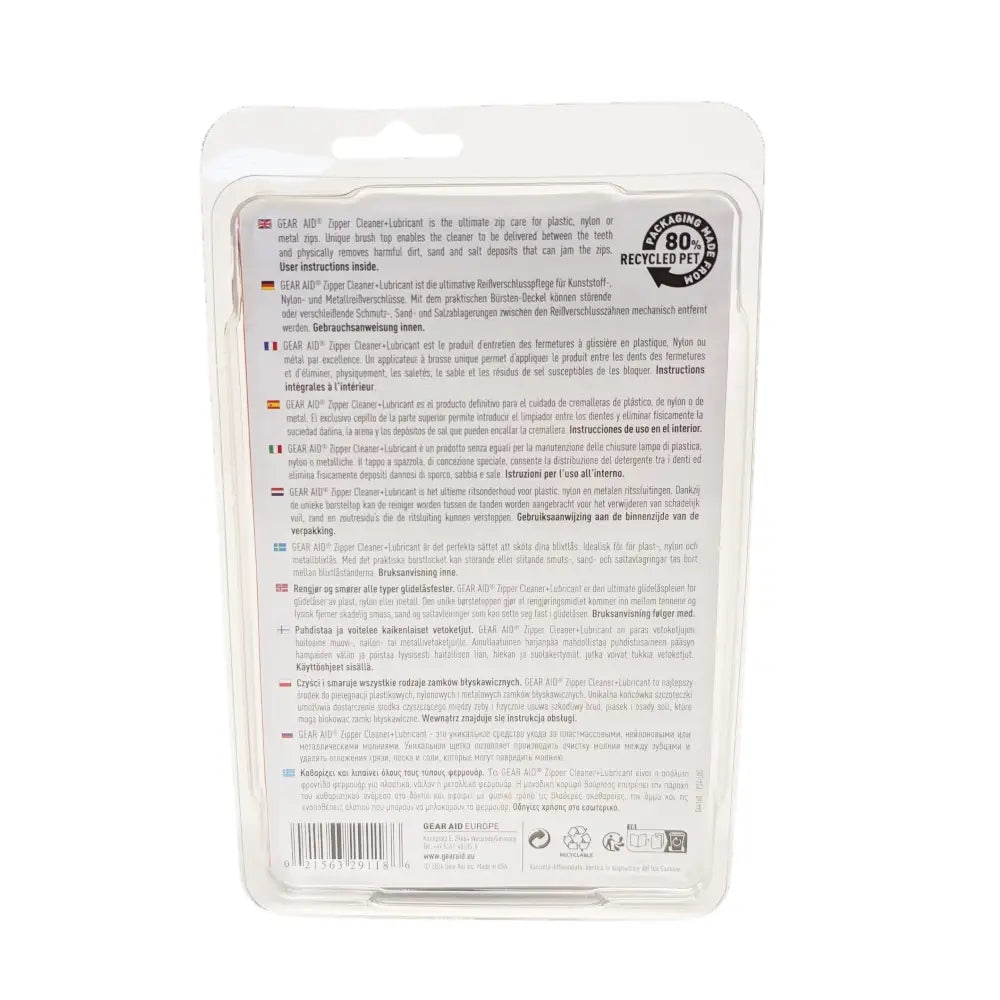 Gear Aid Zipper Cleaner And Lubricant