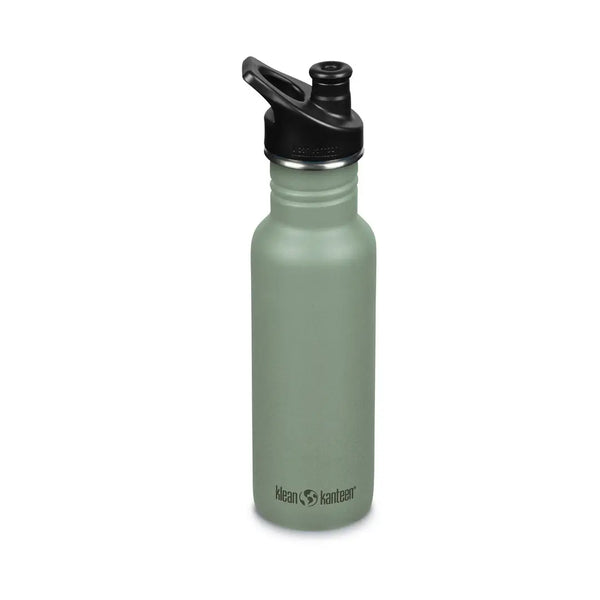 Klean Kanteen Classic Sports Cap Stainless Steel Water Bottles 532ml