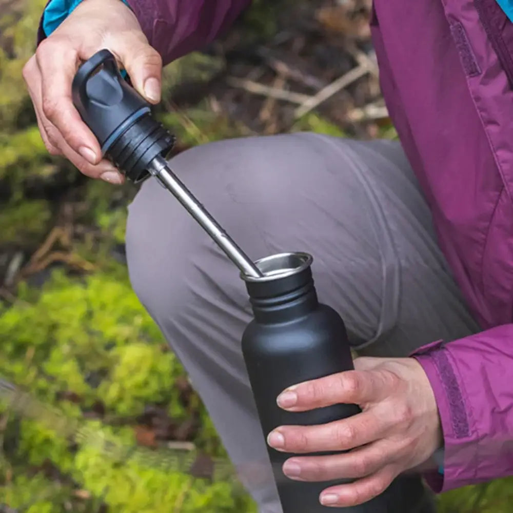 Klean Kanteen Classic Flip Seal Sport Cap with Straw