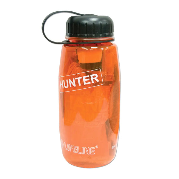 Lifeline Hunter TRitan BPA free 800ml water bottle in orange