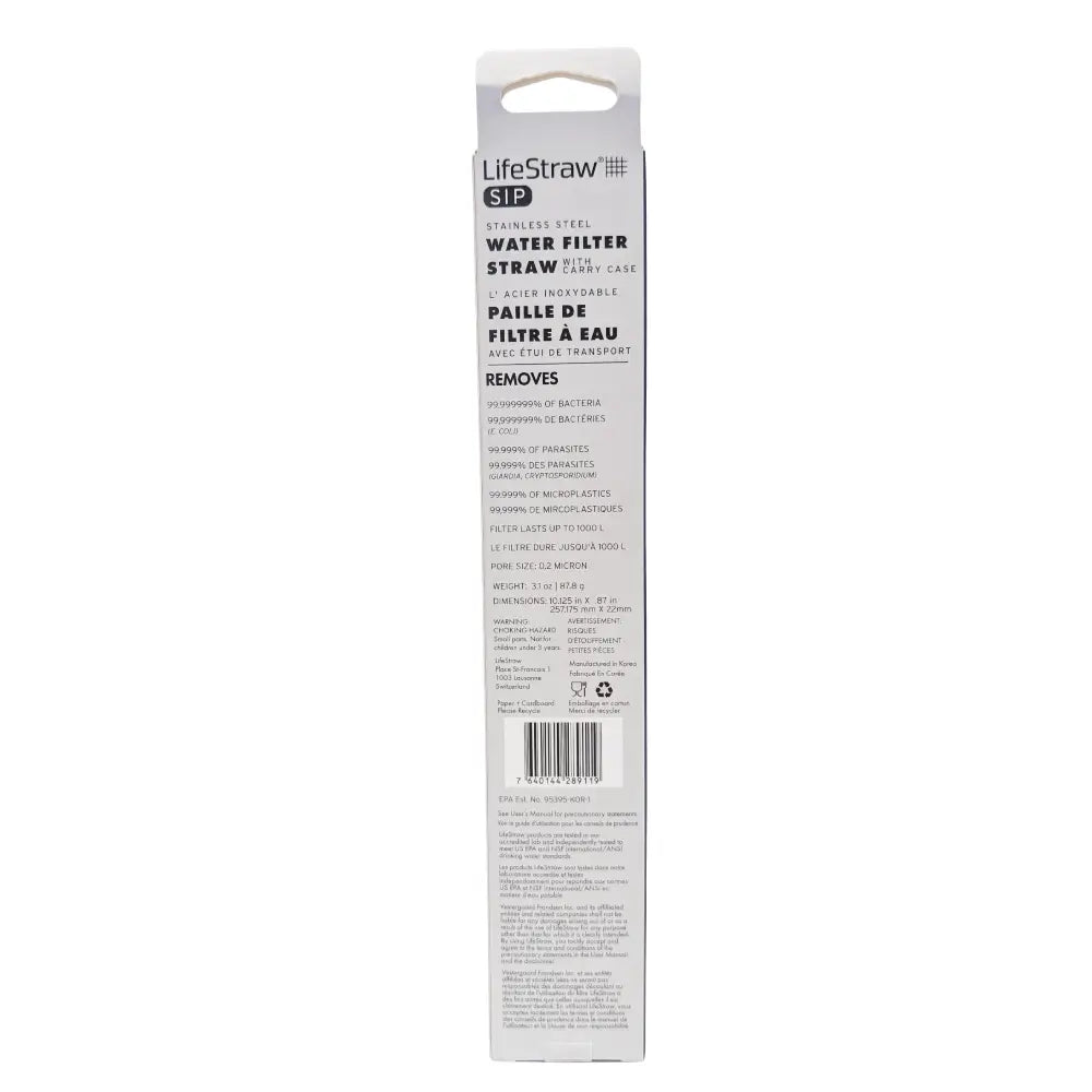 Lifestraw Sip Water Filter Straw