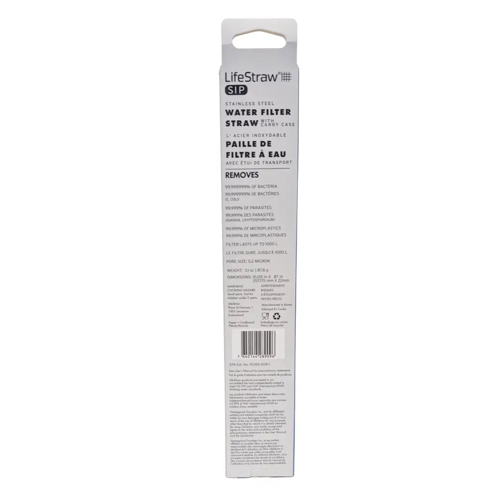 Lifestraw Sip Water Filter Straw