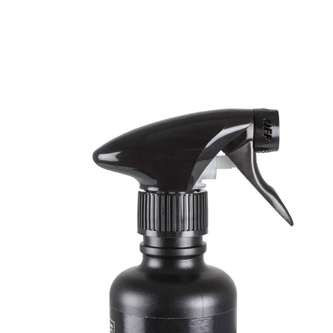 Close-up of Lifesystems EX4 Insect Repellent Fabric Spray bottles hand trigger on a white background