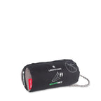 Lifesystems Micro Double Mosquito Net packed in its stuff sack on a white background