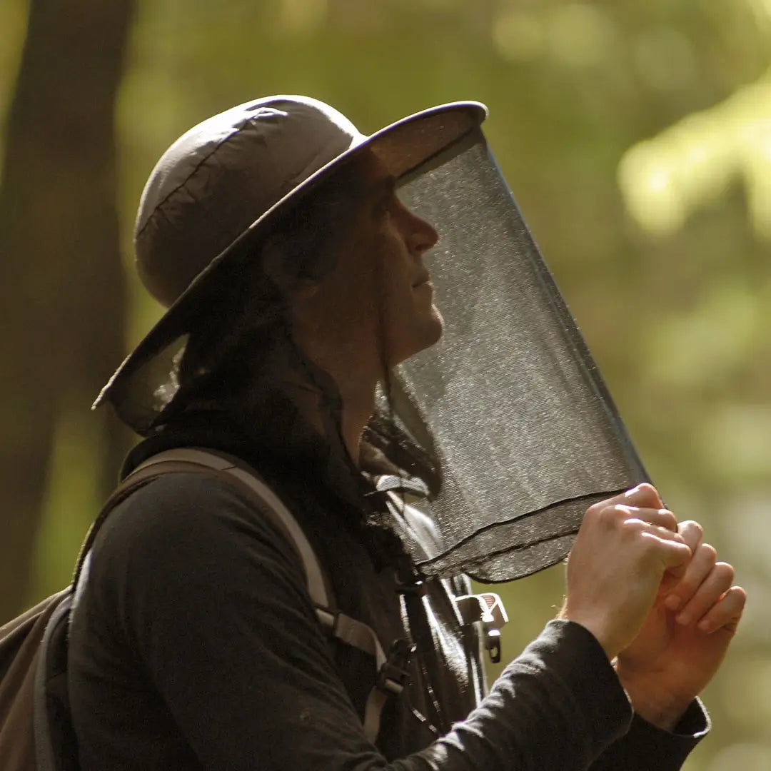 Chapeau moustiquaire pop-up Lifesystems pour la tête contre les moucherons et les moustiques