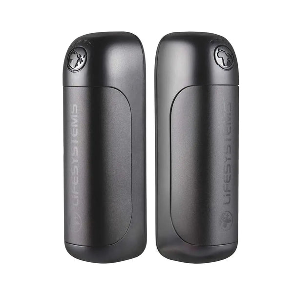 Lifesystems Dual Magnetic Rechargeable Hand Warmers split and facing outwards on a white background
