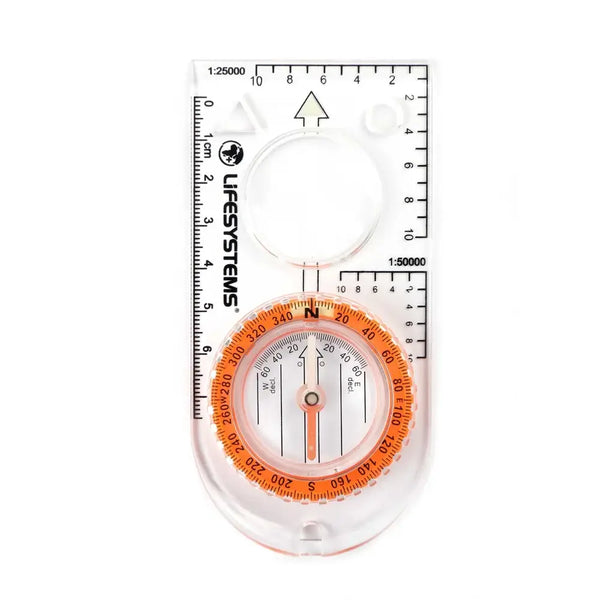 Lifesystems Hiking Compass shown on a white background