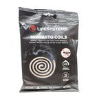 Front packaging of Lifesystems insect repellent coils on a white background