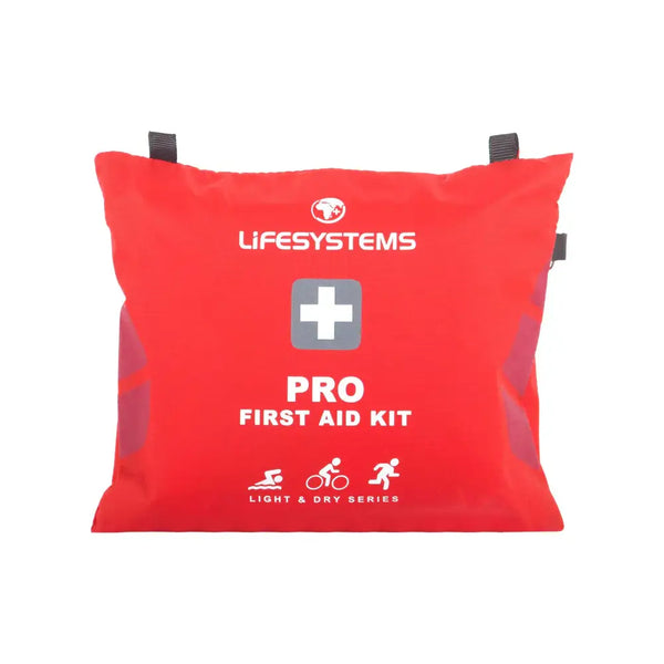Lifesystems Light And Dry Pro First Aid Kit shown from the front on a white background
