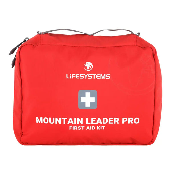 Lifesystems Mountain Leader Pro First Aid Kit shown from the front on a white background