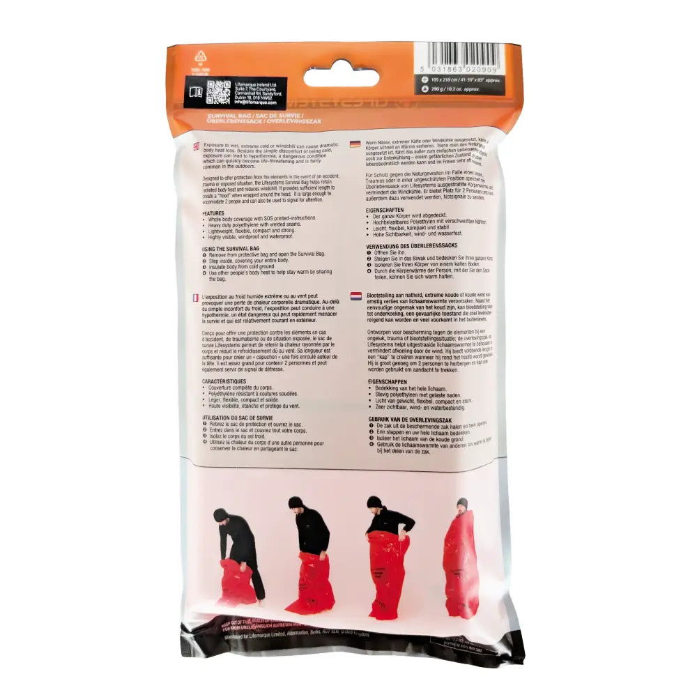 Lifesystems Plastic Survival Bag