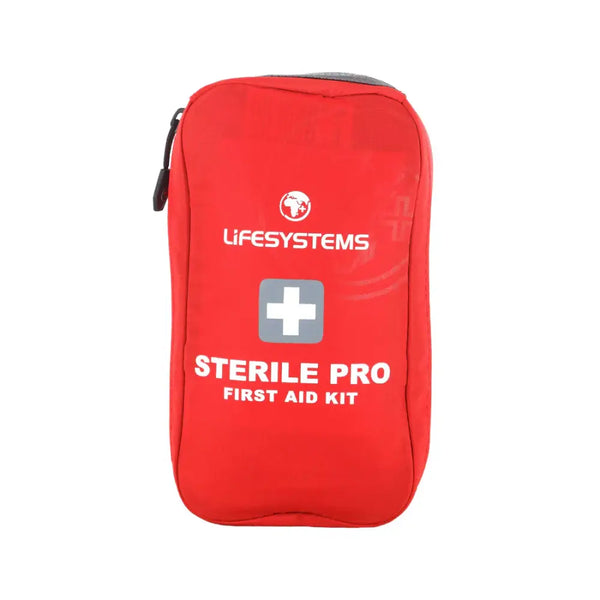 Lifesystems Sterile Pro First Aid Kit case shown from the front on a white background