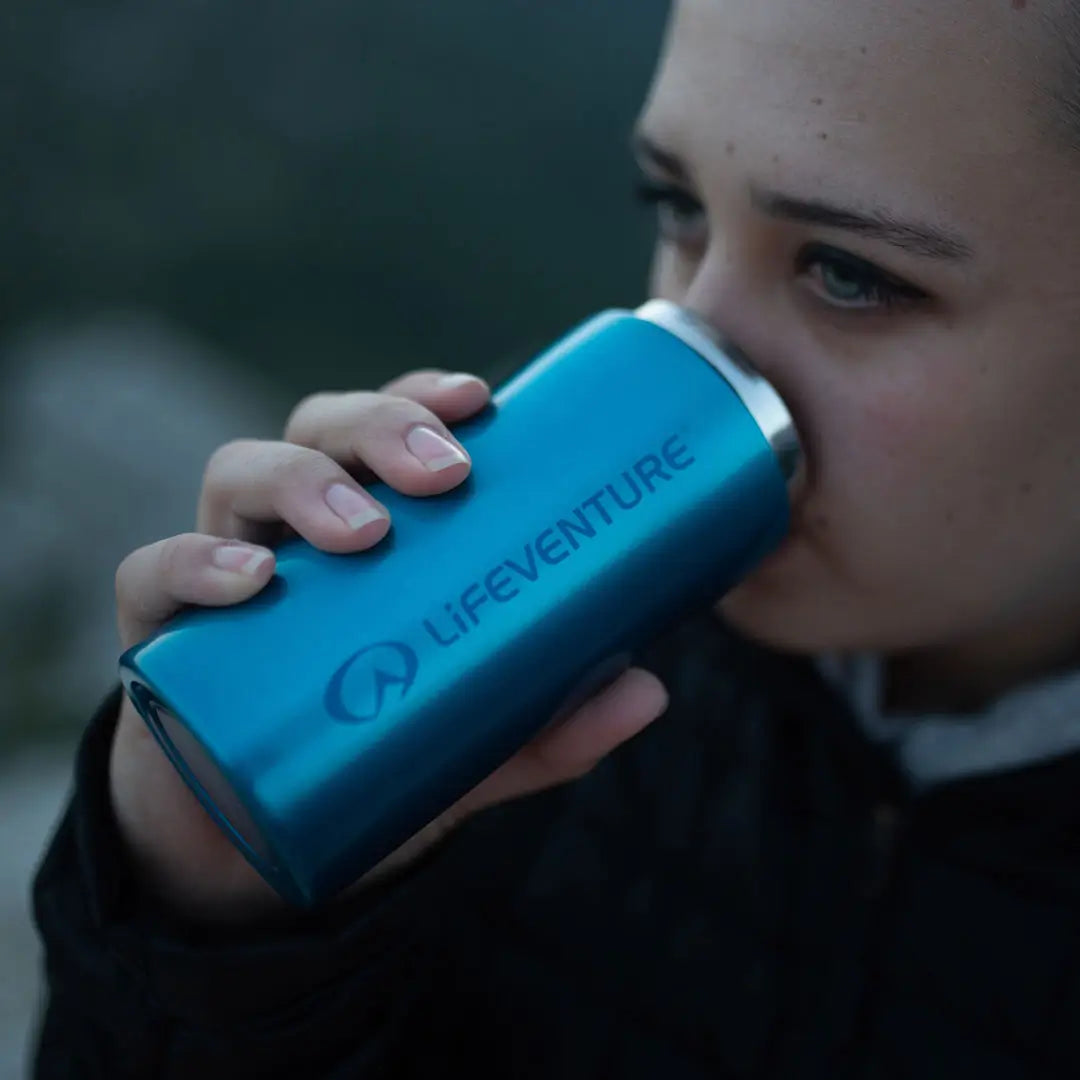 Lifeventure Edelstahl-Thermobecher, glänzend, 300 ml