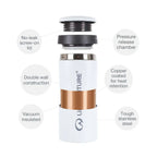 Infographic for Lifeventure stainless steel thermal mug