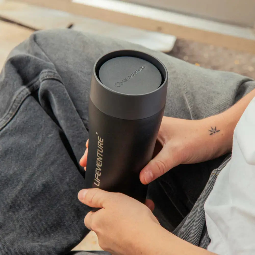 Lifeventure One Touch Stainless Steel Thermal Mugs 350ml